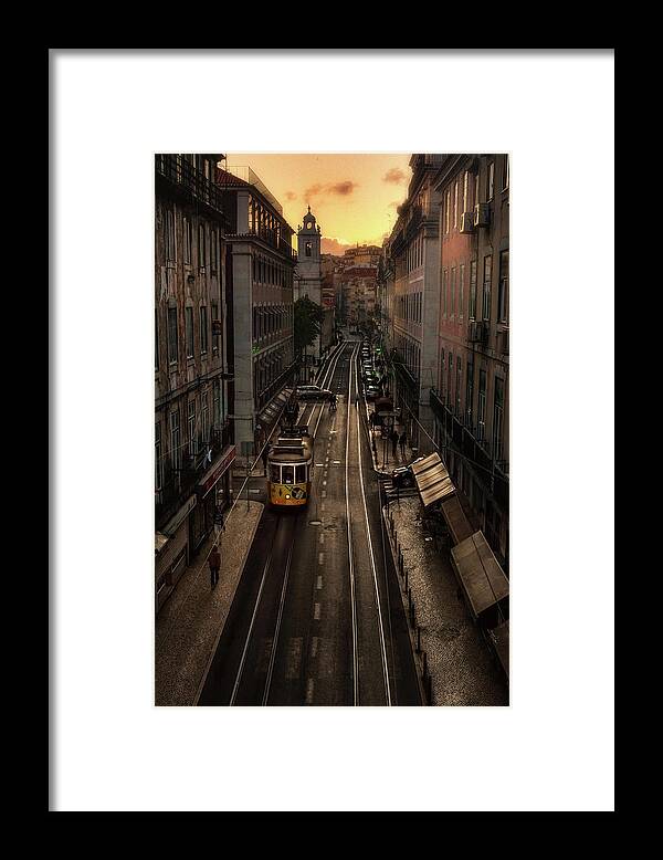 Tram12 Framed Print featuring the photograph From Above by Jorge Maia