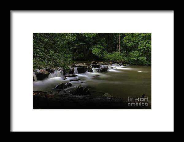 Waterfalls Framed Print featuring the photograph Front row falls.. by Rick Lipscomb