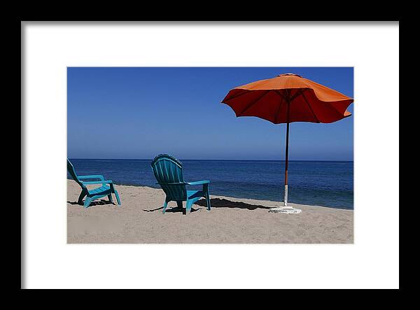 Summertime Framed Print featuring the photograph Front Row Seats by Maureen J Haldeman