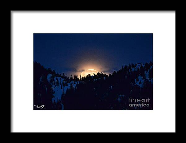 Full Moon Framed Print featuring the photograph Full Flower Moon #4 by Dorrene BrownButterfield