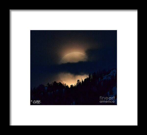 Full Moon Framed Print featuring the photograph Full Flower Moon #5 by Dorrene BrownButterfield