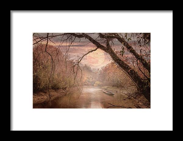 Lake Framed Print featuring the photograph Full Moon Pale Reflections by Debra and Dave Vanderlaan