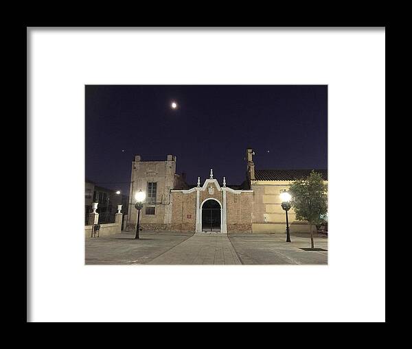 Colette Framed Print featuring the photograph Fullmoon evening by Colette V Hera Guggenheim