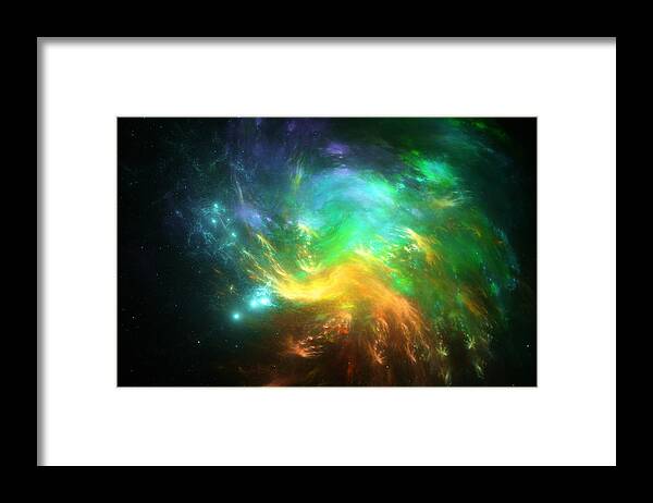 Art Framed Print featuring the digital art Funny How Time Slips Away by Jeff Iverson