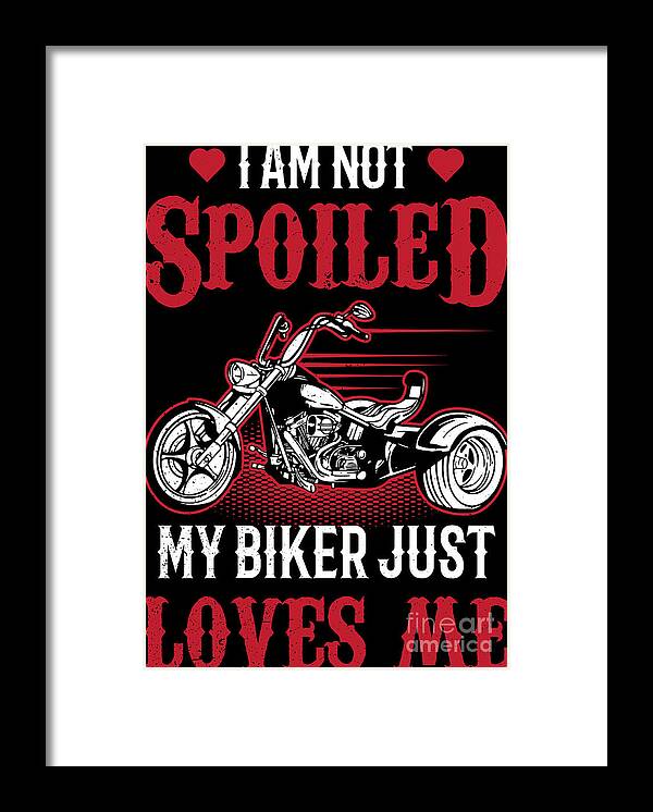 Funny Motorcycle Quotes Gift For Biker Husband Dad Framed Print by  Haselshirt - Pixels