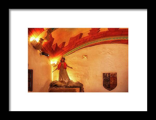 Salvador Dali Framed Print featuring the photograph Gala Dali muse at Pubol Castle by Tatiana Travelways