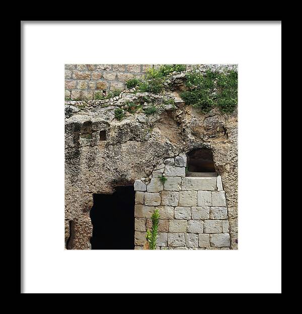 Tomb Framed Print featuring the photograph Garden Tomb by Ginger Repke