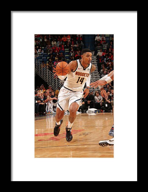 Smoothie King Center Framed Print featuring the photograph Gary Harris by Layne Murdoch Jr.