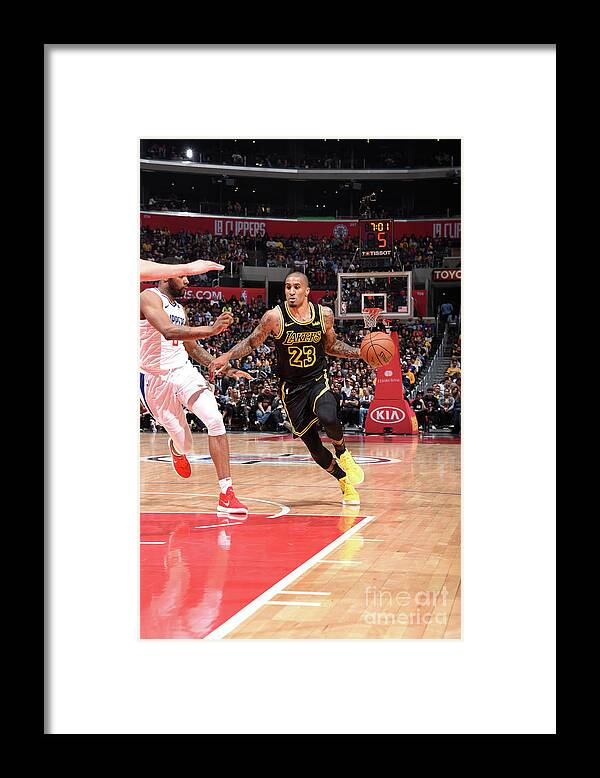 Sports Ball Framed Print featuring the photograph Gary Payton by Adam Pantozzi