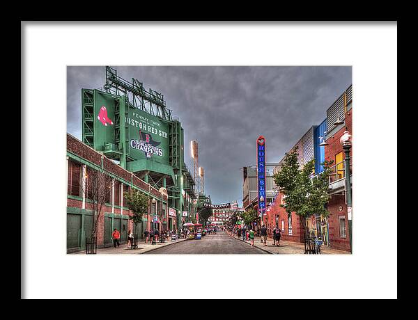 Red Sox Framed Print featuring the photograph Gate E - Fenway Park Boston by Joann Vitali