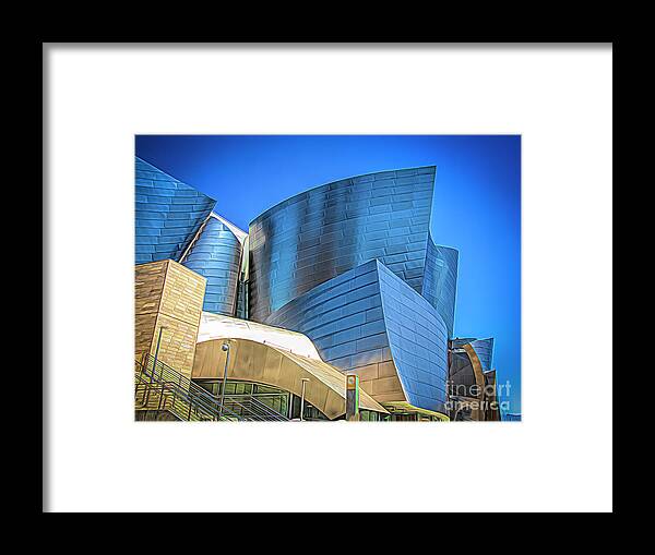 Frank Gehry Framed Print featuring the photograph Gehry AIA WDCH Los Angeles by Chuck Kuhn