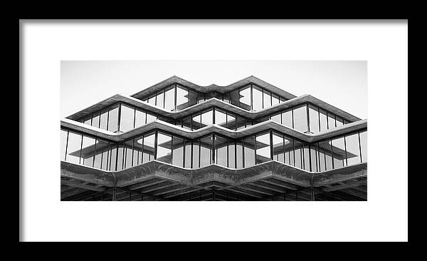 San Diego Framed Print featuring the photograph Geisel Library by William Dunigan