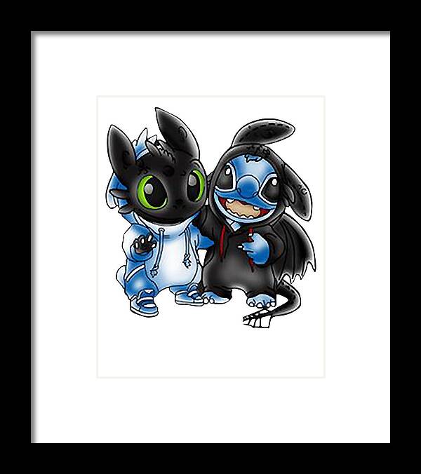 Lilo & Stitch - Framed TV Show / Movie Poster (Wave Surfing) (Size