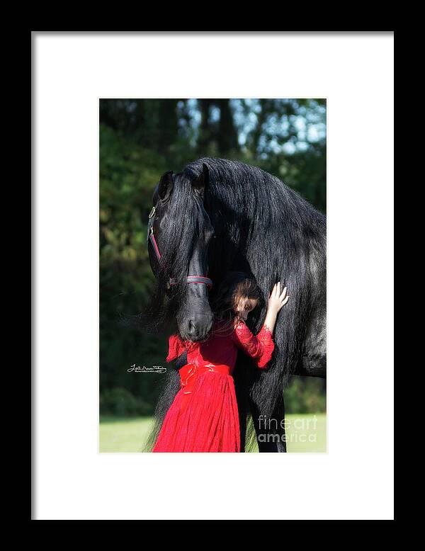 Uldrik Framed Print featuring the photograph Gentle Hug by Lori Ann Thwing