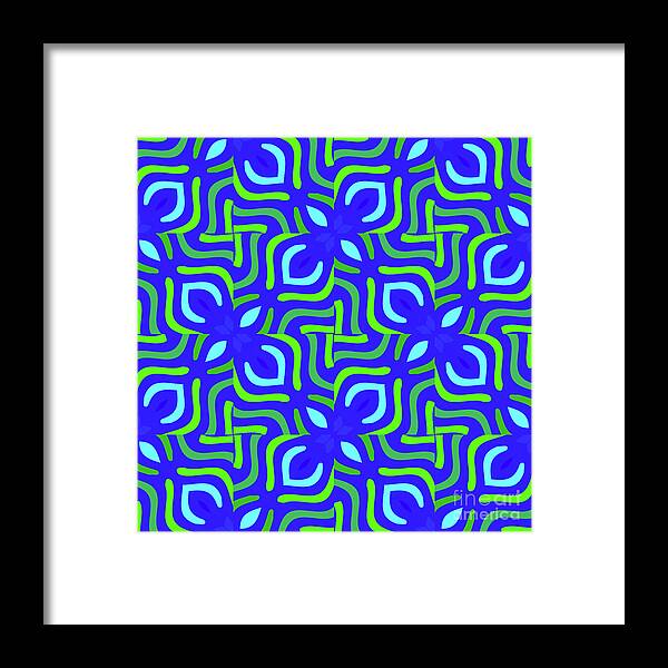 Pattern Framed Print featuring the digital art Geometry Pattern 2125a by Philip Preston