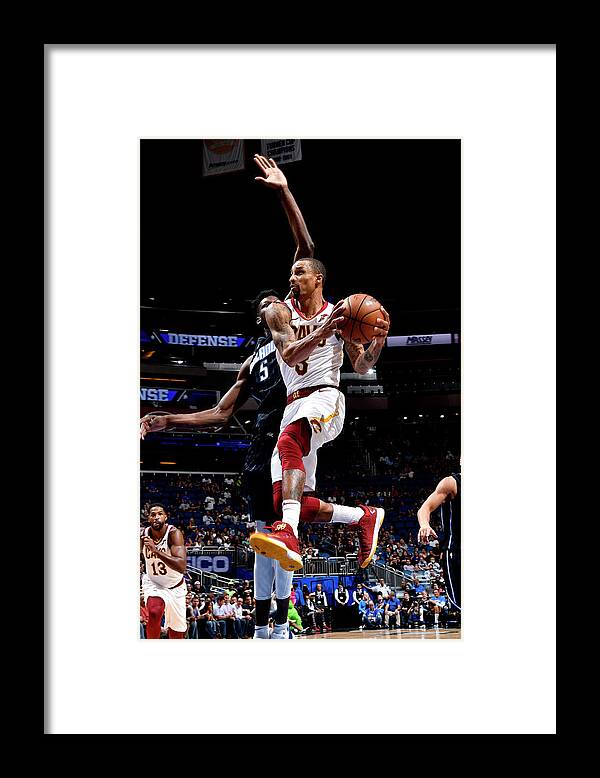 Nba Pro Basketball Framed Print featuring the photograph George Hill by Fernando Medina