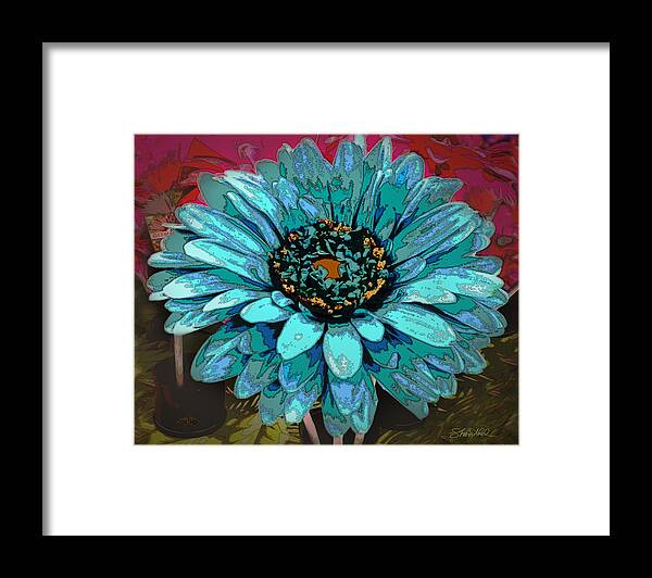 Flower Framed Print featuring the photograph Gerber Daisy by Shara Abel