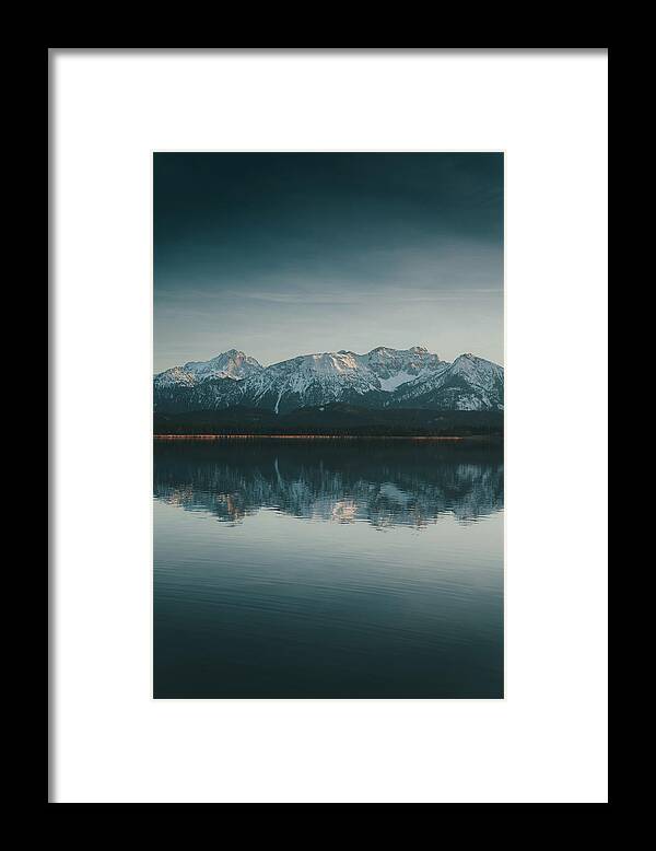 Landscape Framed Print featuring the photograph German Alps by Constantin Seuss
