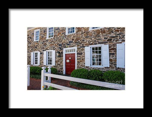 Gettysburg Framed Print featuring the photograph Gettysburg Dobbin House Tavern by Bob Phillips