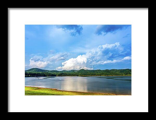 Lake Framed Print featuring the photograph Storm Watch by Ed Newell