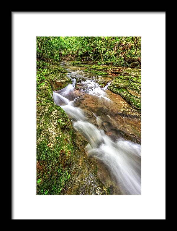 Outdoors Framed Print featuring the photograph Carved By Water by Ed Newell