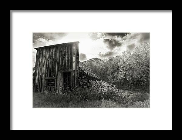 Ghost Town Framed Print featuring the photograph Ghost Town, Ashcroft by The Forests Edge Photography - Diane Sandoval