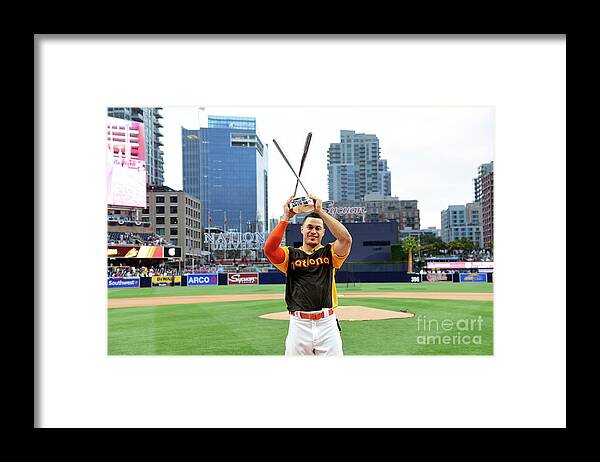 Three Quarter Length Framed Print featuring the photograph Giancarlo Stanton by Harry How