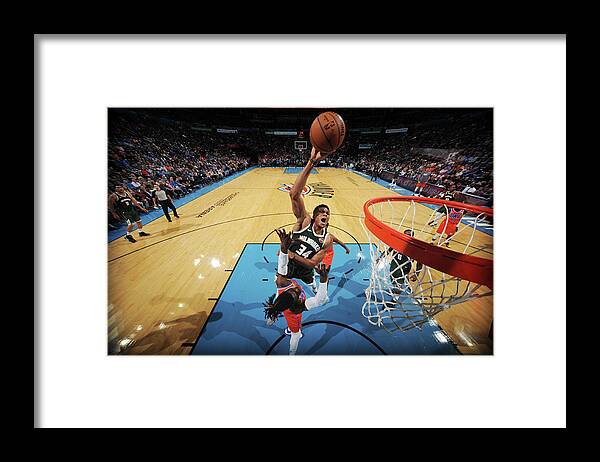 Nba Pro Basketball Framed Print featuring the photograph Giannis Antetokounmpo by Bill Baptist