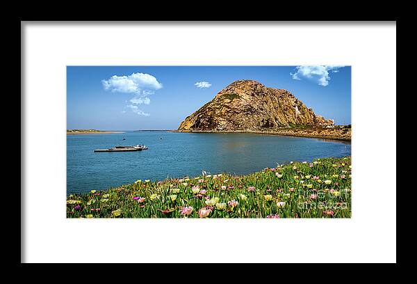 23 Million Years Old Framed Print featuring the photograph Gibraltar of the Pacific-- Morro Rock by David Levin