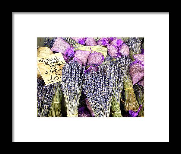 Lavender Framed Print featuring the photograph Gifts from Provence by Lynn Hunt