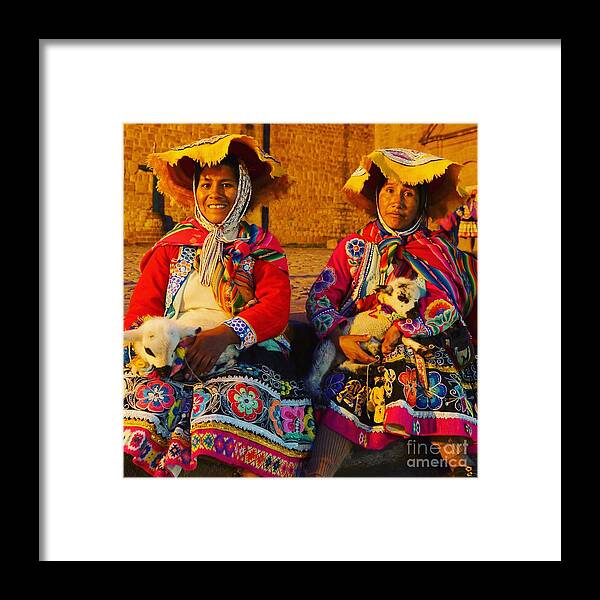 Framed Print featuring the photograph Girlfriends by Reena Kapoor