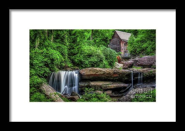 Glade Creek Framed Print featuring the photograph Glade Creek Grist Mill II by Shelia Hunt