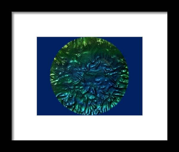 Abstract Framed Print featuring the mixed media Glass as Abstract by Nancy Ayanna Wyatt