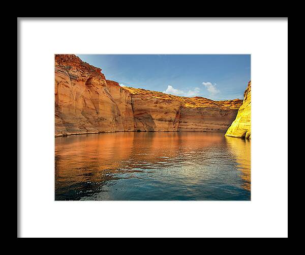 Page Az Framed Print featuring the photograph Glen Canyon by Jerry Cahill