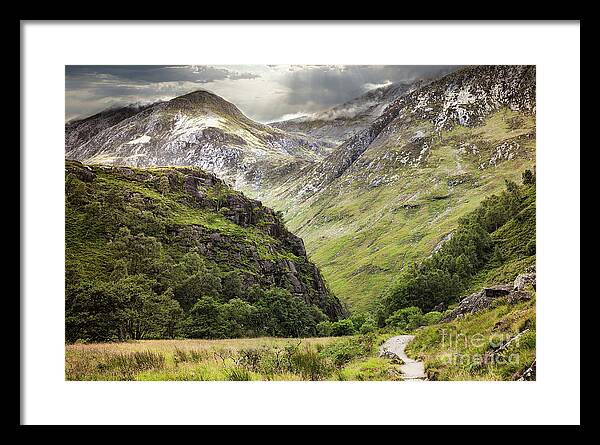 Glen Nevis Framed Print featuring the photograph Glen Nevis by Kype Hills