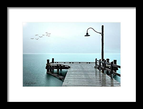 Glenorchy-pier Framed Print featuring the photograph Glenorchy Pier by Gary Johnson