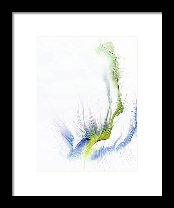 Alcohol Framed Print featuring the painting Gloriously Delicate by KC Pollak
