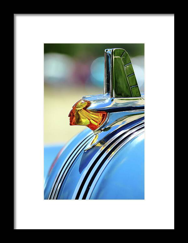 Pontiac Framed Print featuring the photograph Glowing Chief by Lens Art Photography By Larry Trager