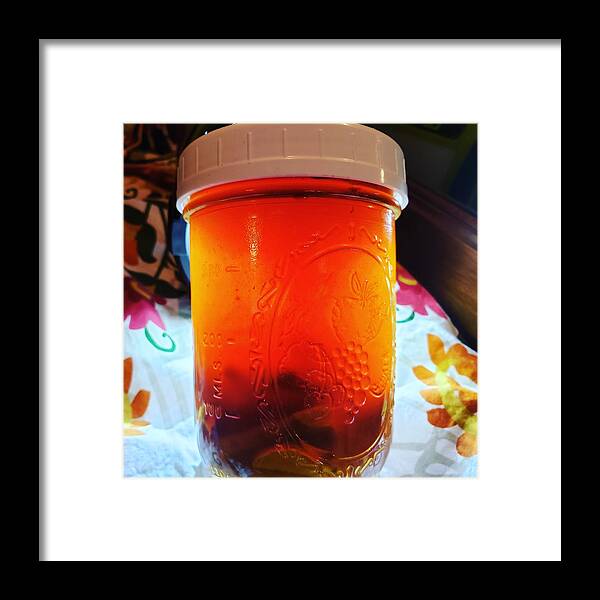Garlic Framed Print featuring the photograph Glowing Goodness by Vicki Noble