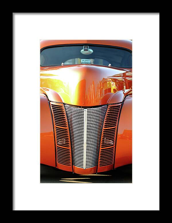 Car Framed Print featuring the photograph Glowing by Lens Art Photography By Larry Trager