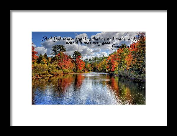 Fine Art Framed Print featuring the photograph God Saw Everything by Robert Harris