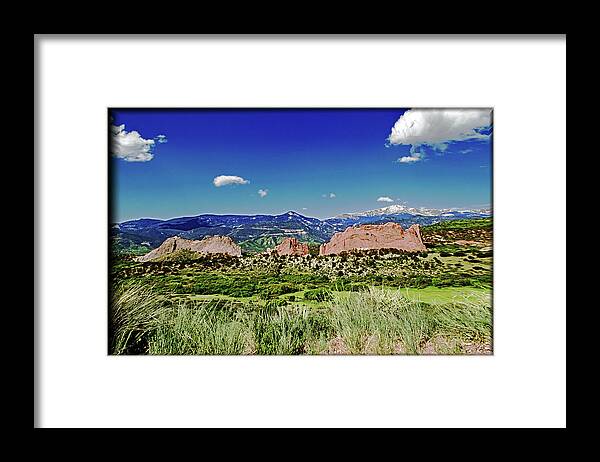 Clouds Framed Print featuring the photograph God's Country by Richard Risely