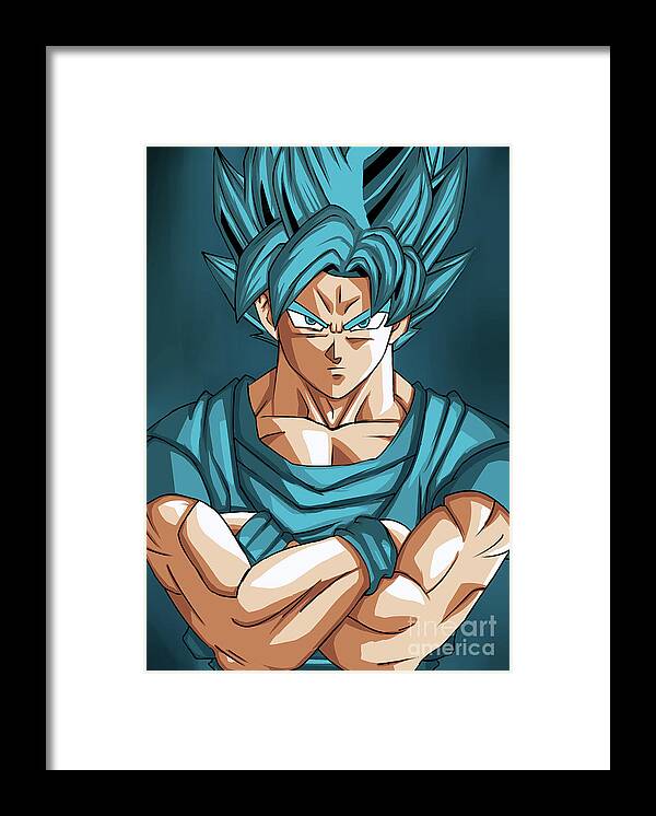 Goku super Saiyan blue Poster by Amar Maruf - Pixels, goku super