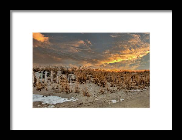 Beach Framed Print featuring the photograph Golden Beach by Cathy Kovarik