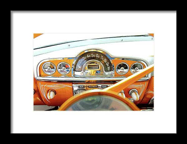 Pontiac Framed Print featuring the photograph Golden Dash by Lens Art Photography By Larry Trager