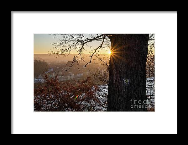Sunset Framed Print featuring the photograph Golden evening light 2 by Adriana Mueller
