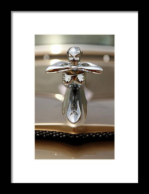 Ornament Framed Print featuring the photograph Golden Lady by Lens Art Photography By Larry Trager