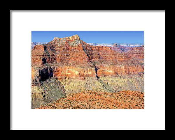 Usa Framed Print featuring the photograph Golden Mountain by Randy Bradley