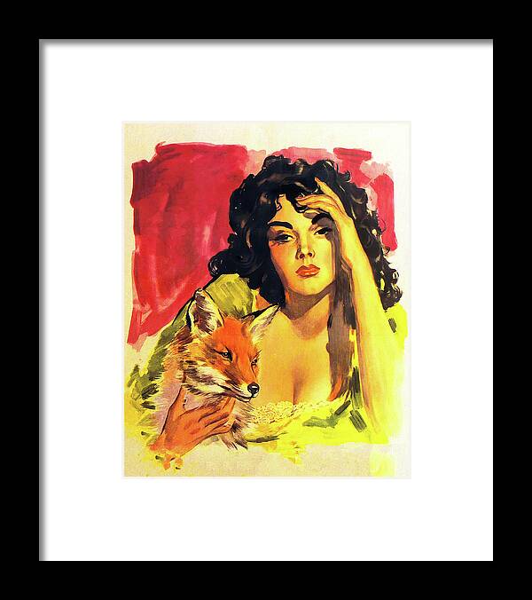 Gone Framed Print featuring the painting ''Gone to Earth'', 1950, movie poster painting by Movie World Posters