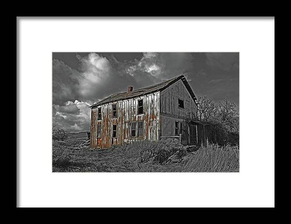  Framed Print featuring the digital art Goodnoe Hotel Maybe by Fred Loring